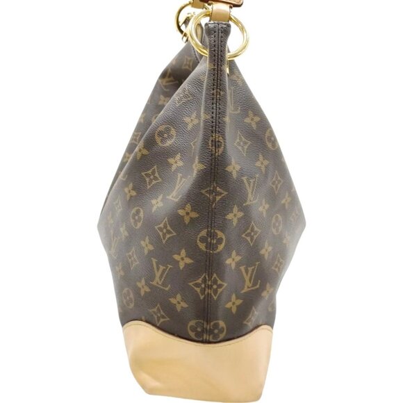 058853AQ (S6) Louis Vuitton Shoulder Bag Berry MM Brown Monogram - Picture 3 of 12